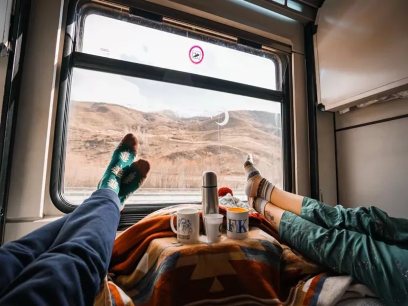 Doğu ekspresi manzara