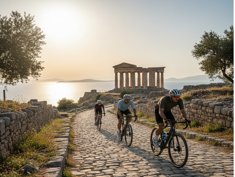 Assos'un Antik Rotalarında Bisiklet Turu